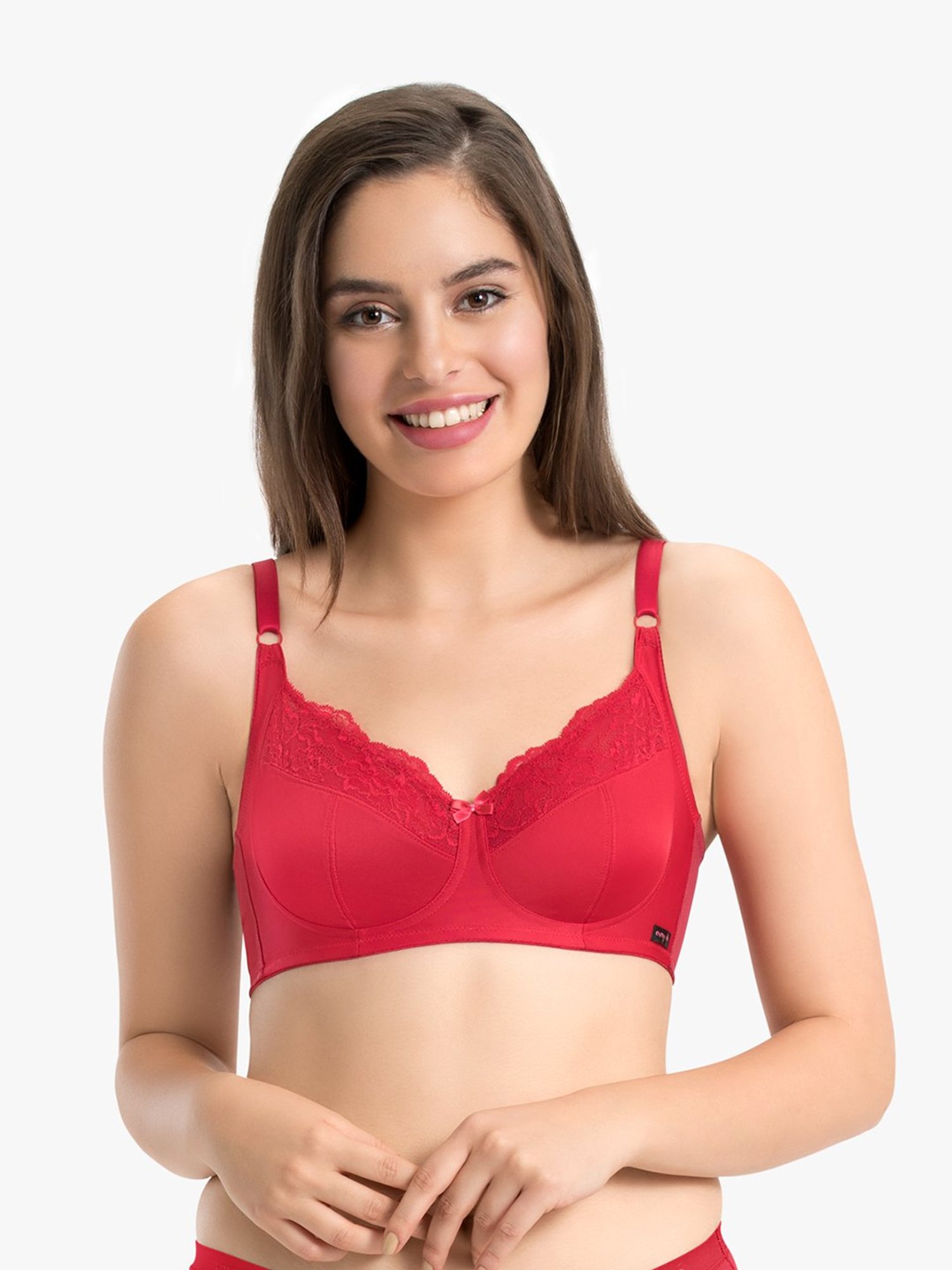 Every De by Amante Crimson Padded Non Wired Full Coverage Bra