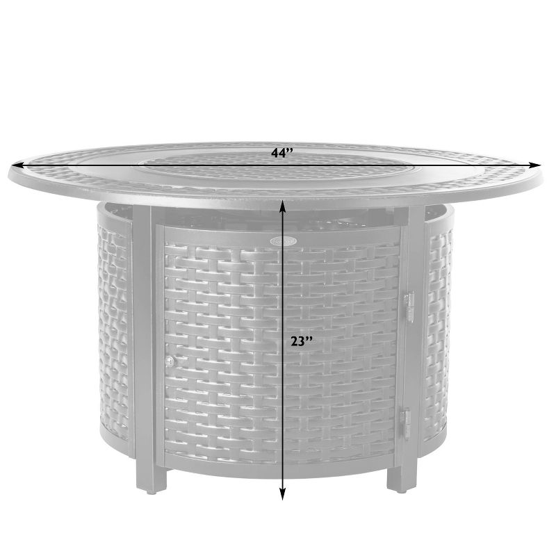 Bellante Woven Aluminum Fire PIt - Fire Sense