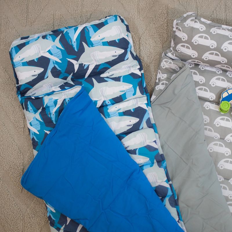 1'8"x4' Rectangle Floor Mat Blue - WildKin