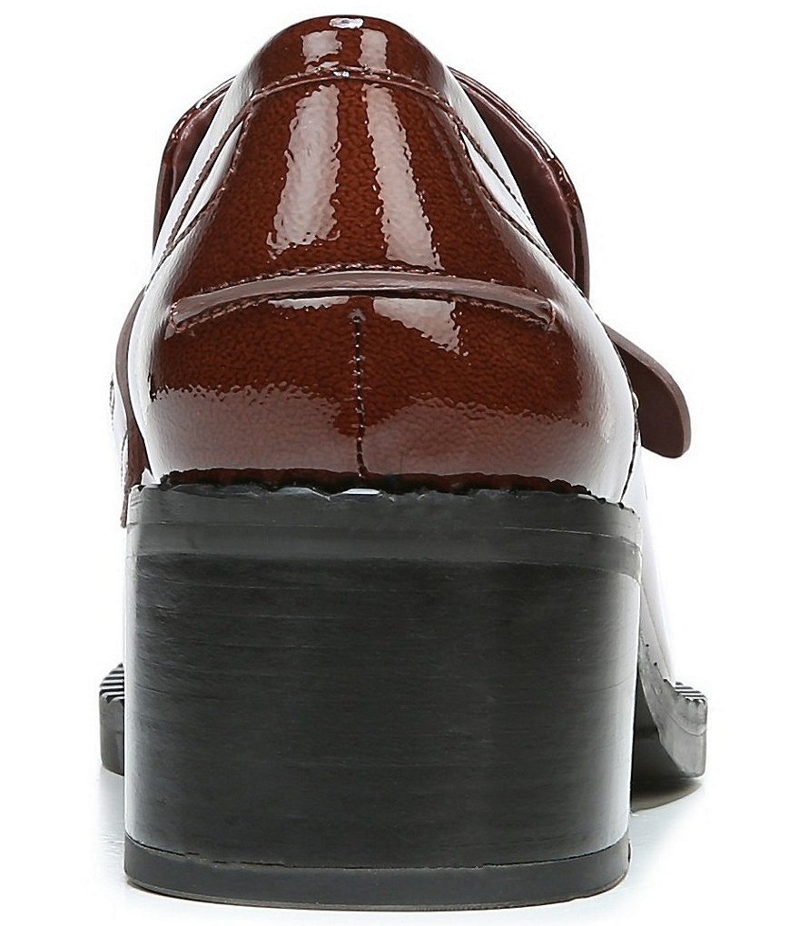 Franco Sarto Rozette Crinkle Patent Leather Loafer Pumps