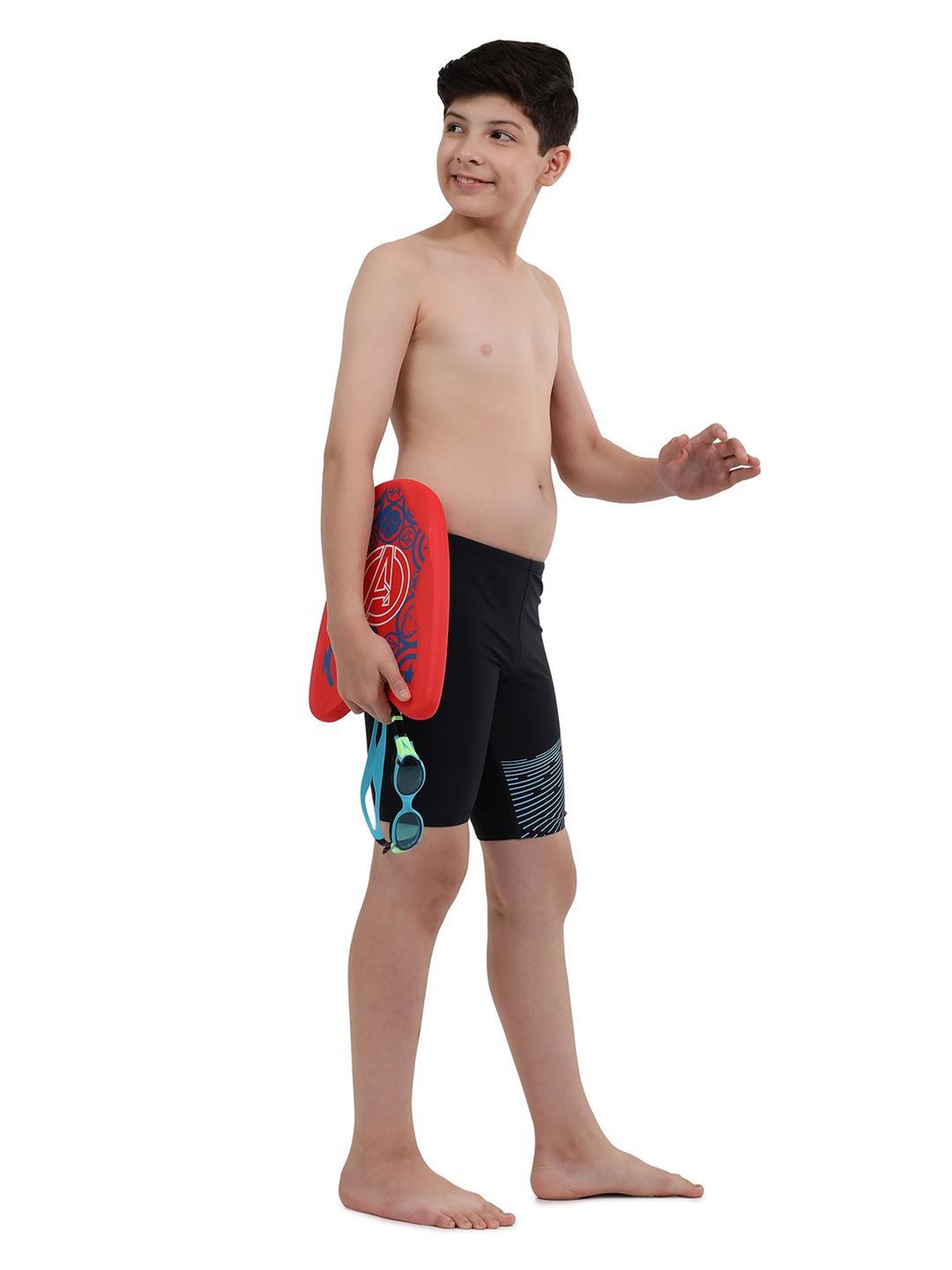 Speedo Kids Navy Solid Jammer