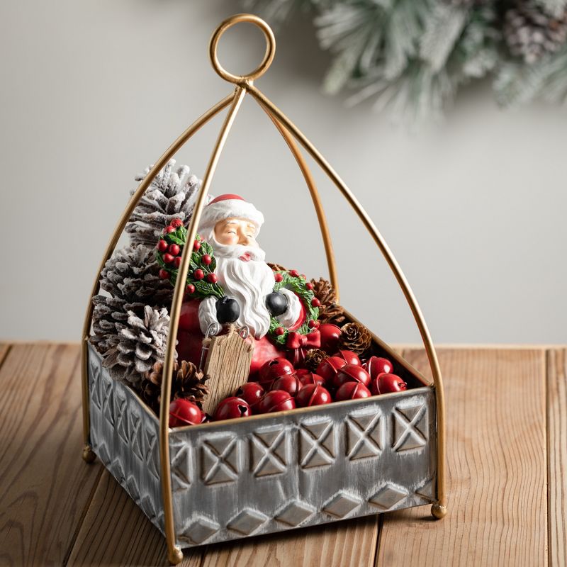 Set of 2 Metal Planters White - CosmoLiving by Cosmopolitan