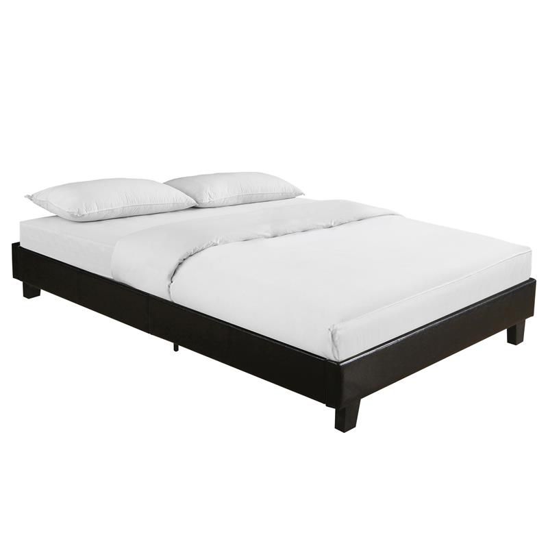 Acton Black Queen Bed in Black - Camden Isle