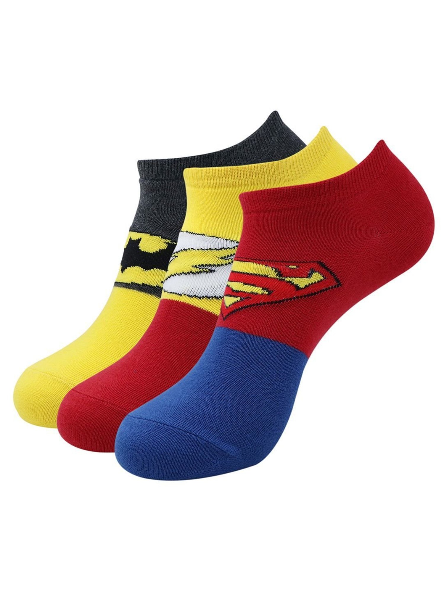 Balenzia Multicolor Free Size Printed Socks - Pack of 3