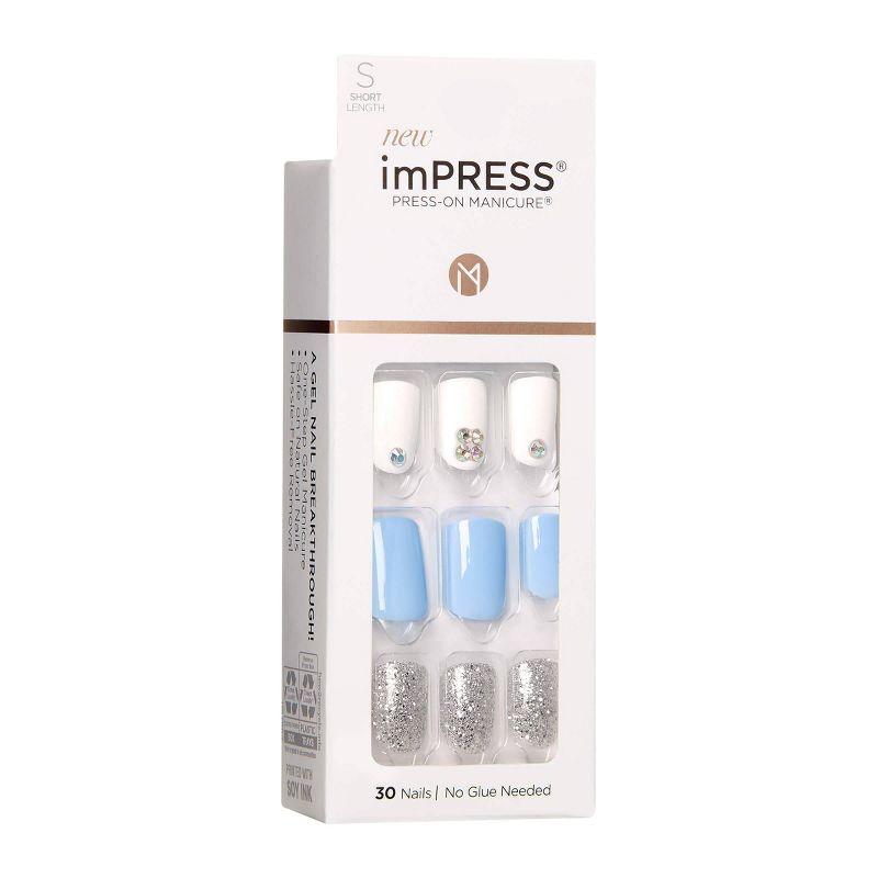 Kiss Gel Fantasy False Nails - Burgundy - 28ct