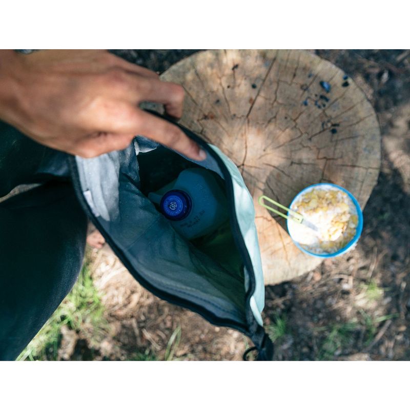 IceMule Classic Small Collapsible Portable Soft Side Roll Top 10 Liter 6 Can Lightweight Insulated Waterproof Leak Proof Backpack Cooler Sling Bag