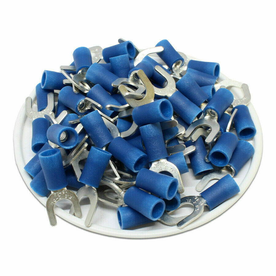 American Terminal E-SB10-100 16/14-Gauge #10 Economy Vinyl Spades