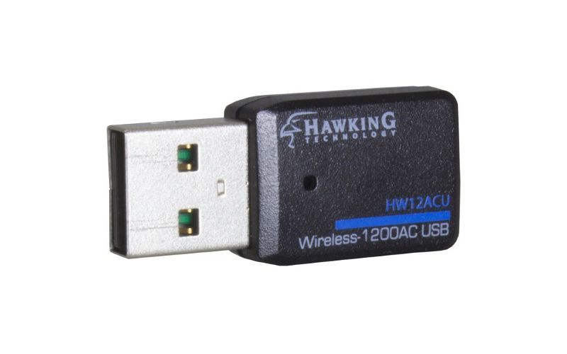 Hawking HW12ACU IEEE 802.11ac - Wi-Fi Adapter for Desktop Computer/Notebook - USB 3.0 - 1.17 Gbit/s - 2.40 GHz ISM - 5 GHz UNII - External