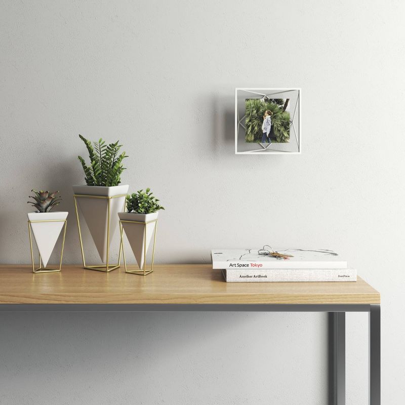 4" x 4" Prisma Single Photo Display Frame White - Umbra