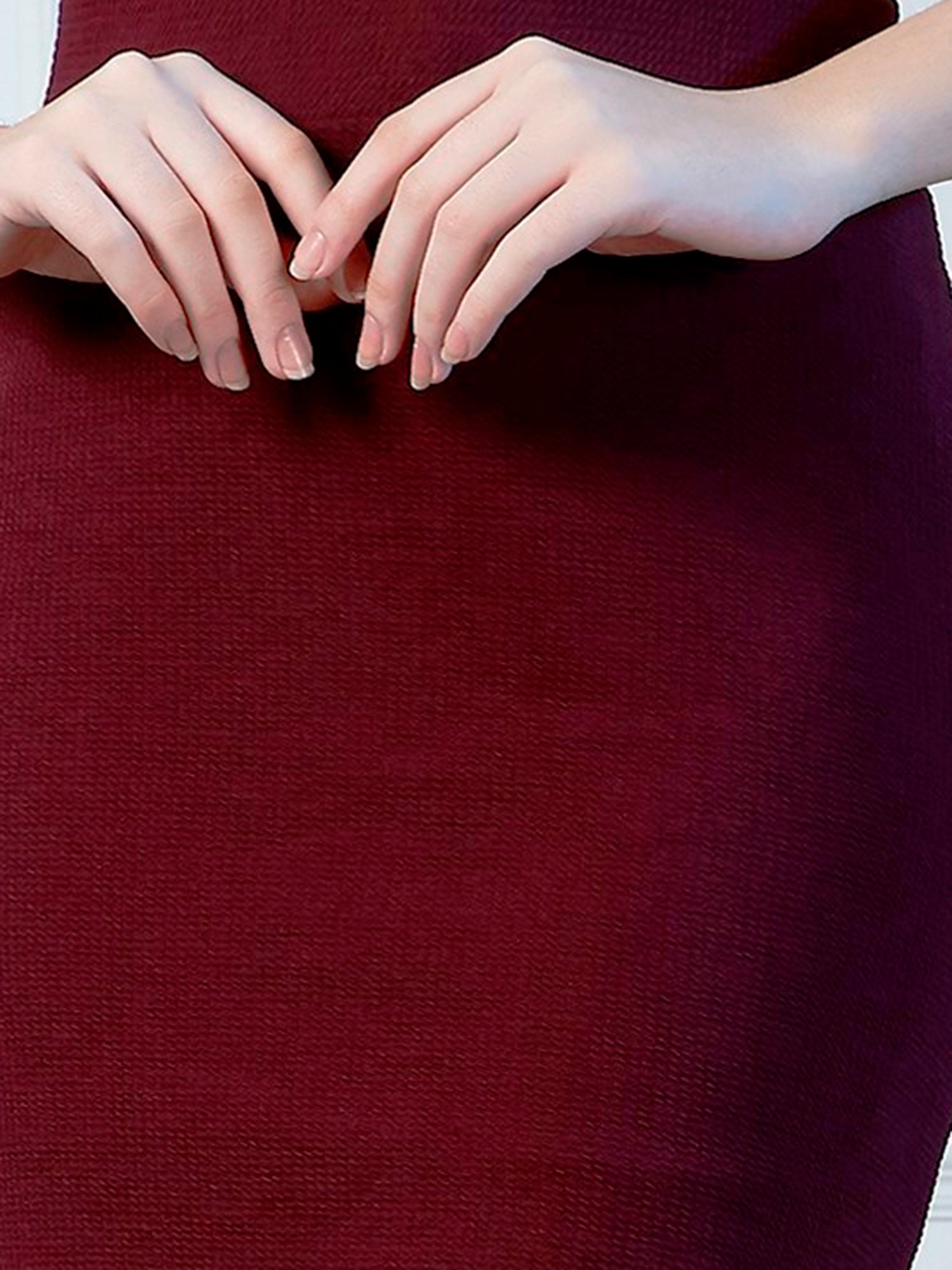 NEUDIS Wine Maxi Skirt