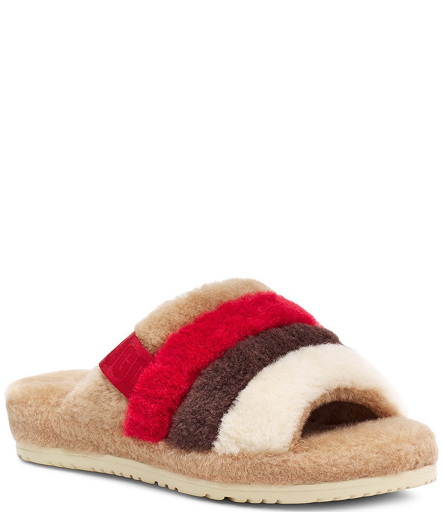 UGG&reg; Men's Scuff Logo Suede Slippers