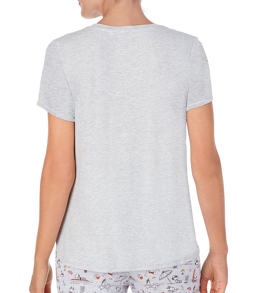 Donna Karan Abstract Print Knit Sleep Pants