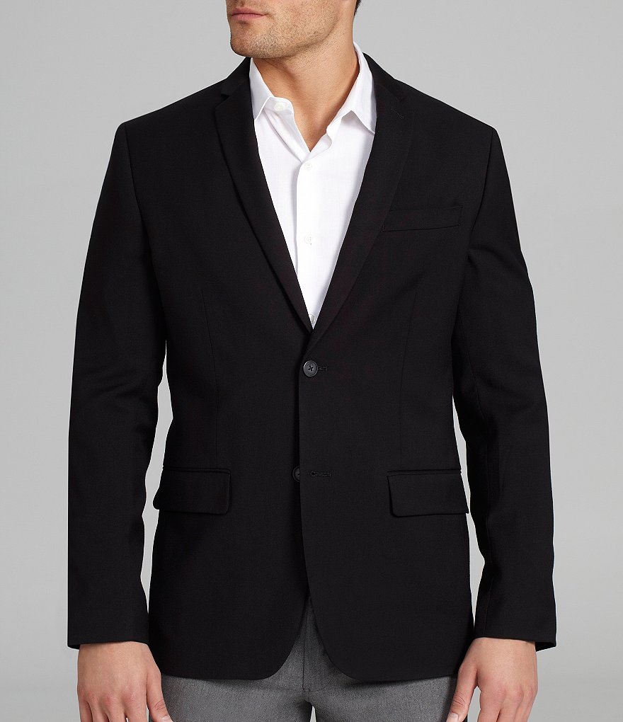 John Varvatos Slim Fit Solid Wool Sportcoat