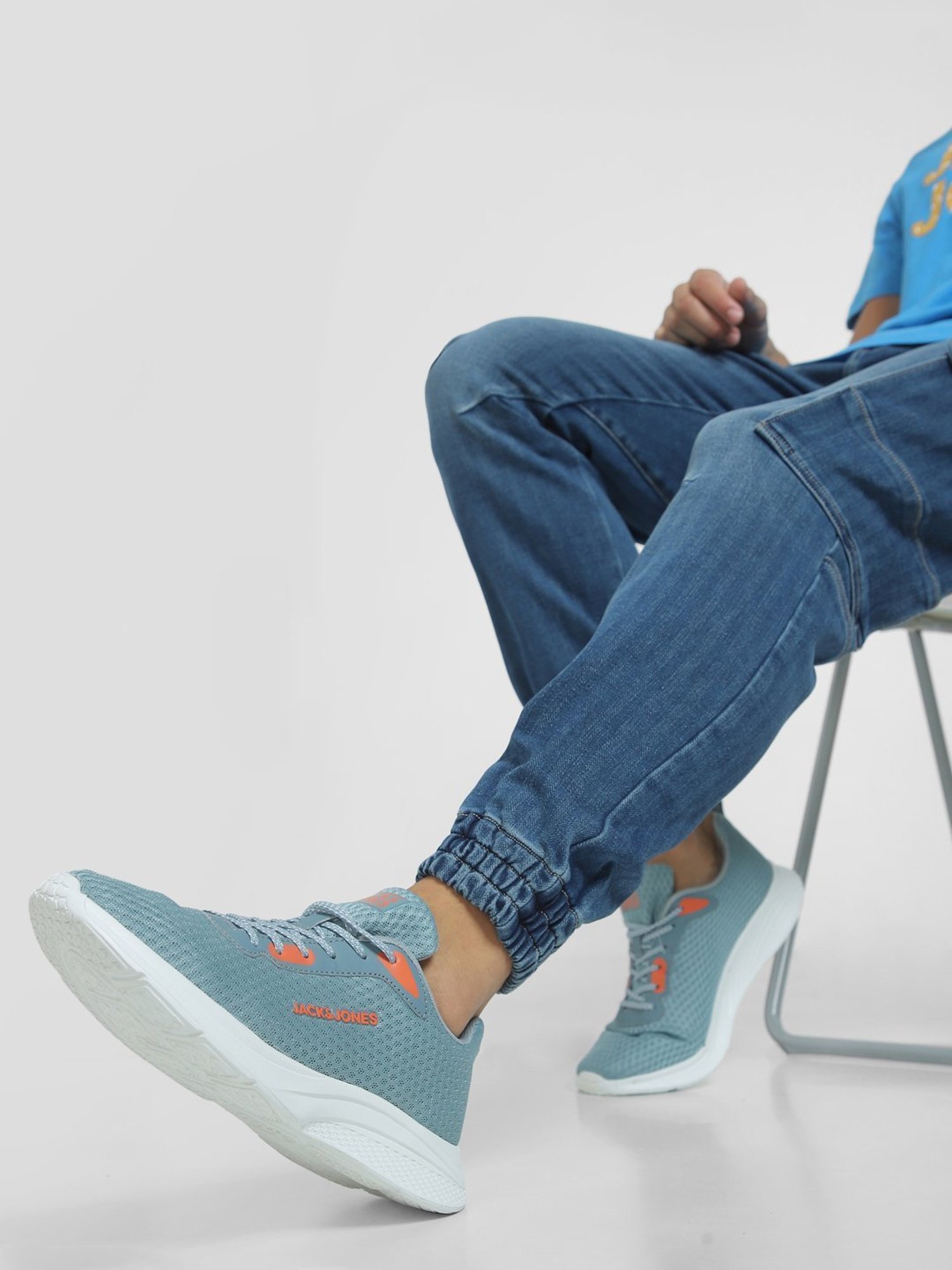 Jack & Jones Men's JFWA22 SPECK Blue Casual Sneakers