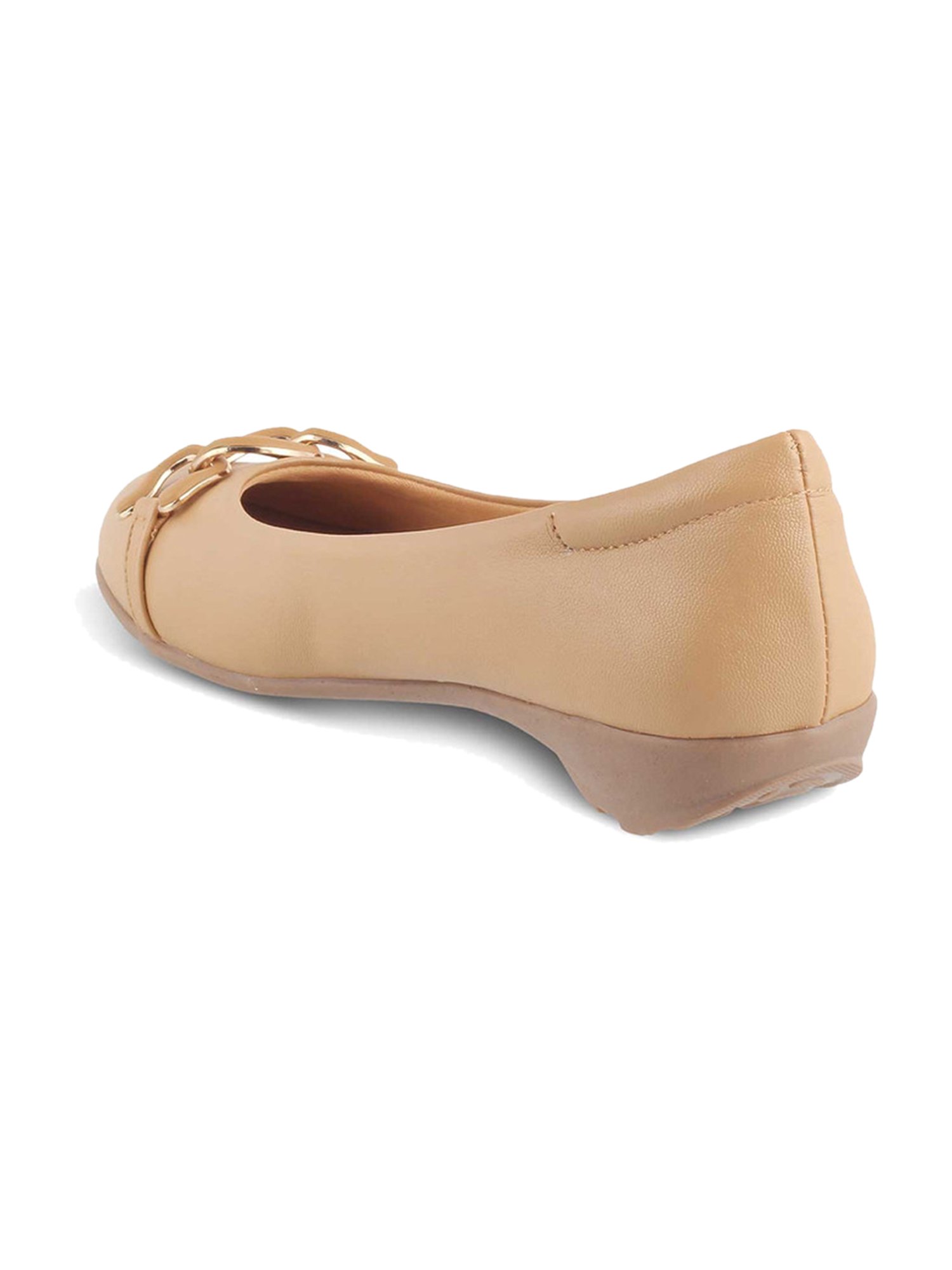 Tresmode Women's Beige Flat Ballets