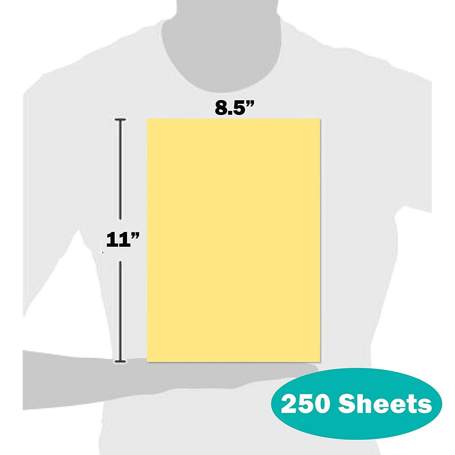 Springhill Colored Paper, Cardstock Paper, Buff Paper, 90lb, 163gsm, 8.5 x 11, 10 Reams / 2,500 Sheets - Thick Paper, Card Stock Paper