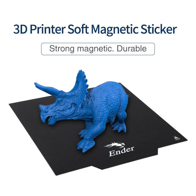 Flexible Magnetic Build Surface Plate Pads Ender-3/Ender-3 Pro/Ender-5 3D Printer Heatbed/Hotbed Parts Magnetic Bed Tape