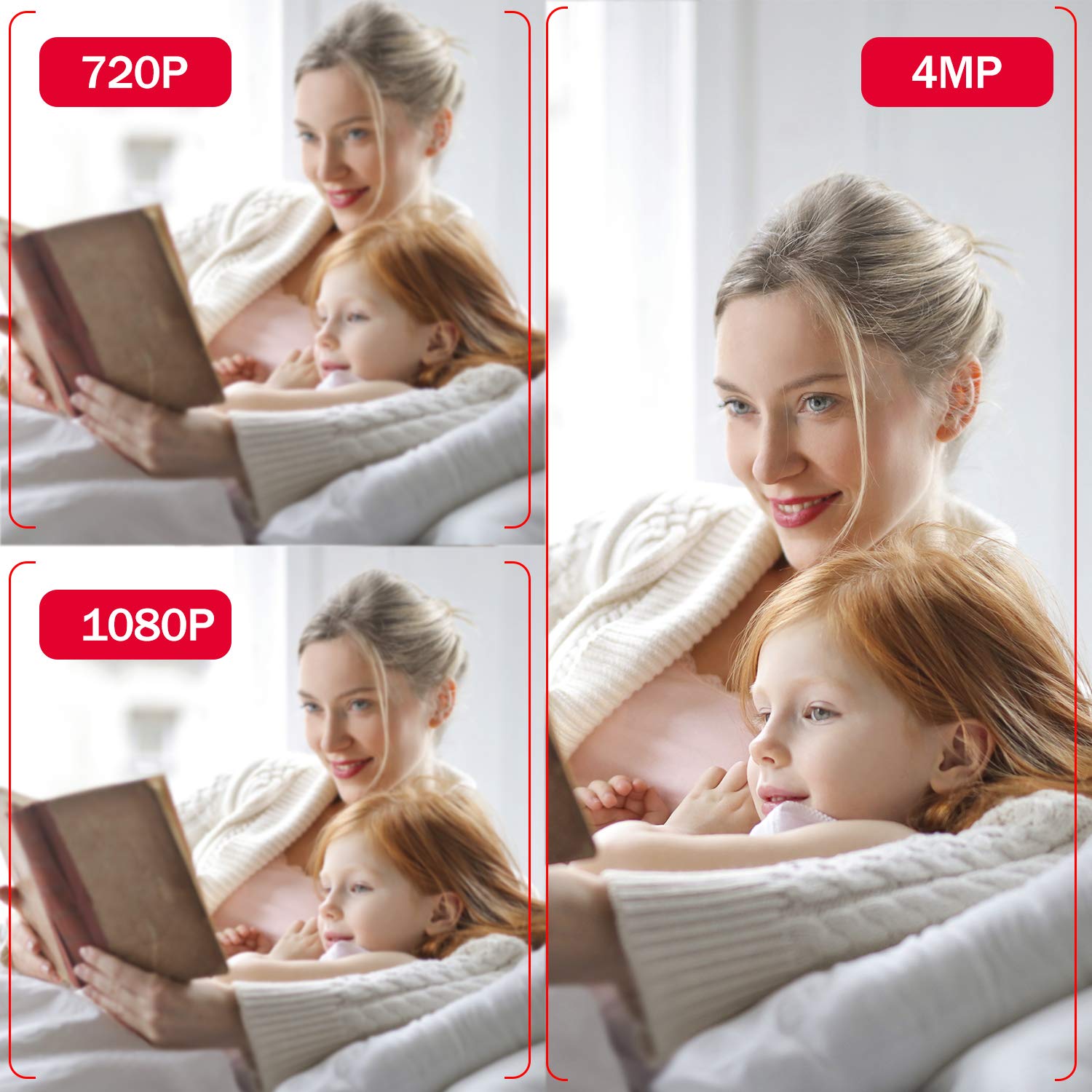 Foscam G4 Full HD 4MP(2K) WiFi Security Camera with Motion Detection, Free Cloud Service Included, 65ft Night Vision with IR Lights, IP66 Weatherproof for Indoor or Outdoor