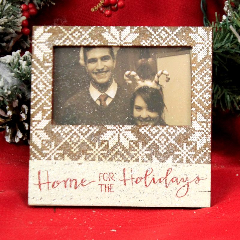 Christmas 6.25" Home For The Holidays Frame Picture Memories  -  Single Image Frames