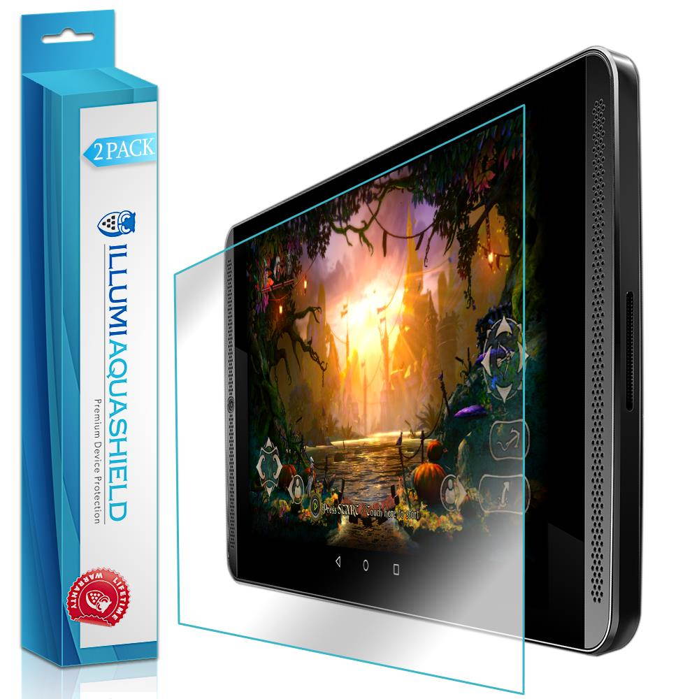 NVIDIA Shield Tablet K1 Screen Protector (2-Pack), ILLUMI AquaShield Full Coverage Screen Protector for NVIDIA Shield Tablet K1 HD Clear Anti-Bubble Film - Lifetime Warranty