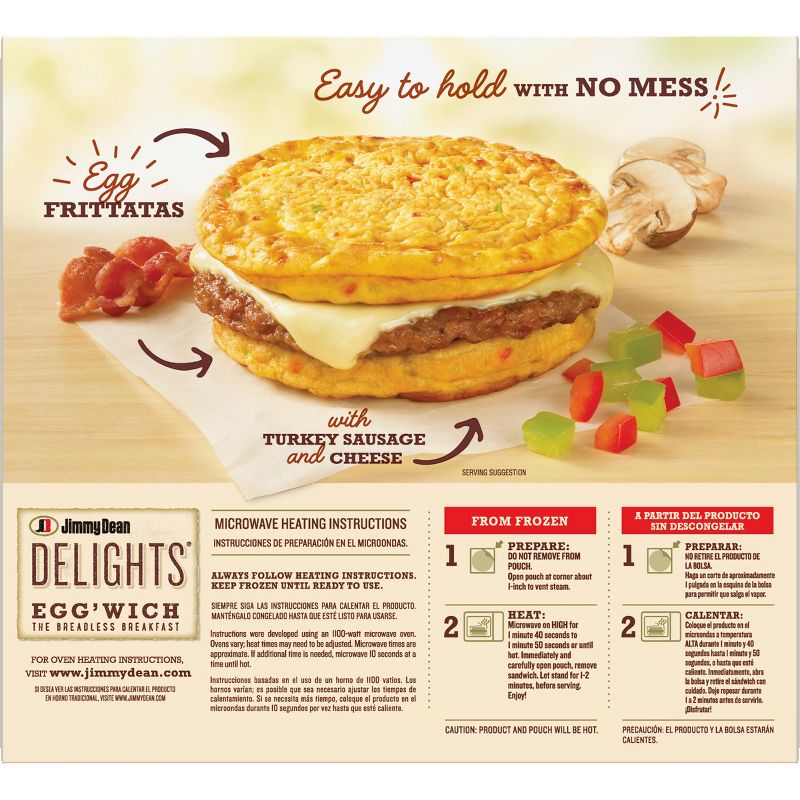 Jimmy Dean Farmhouse Frozen Frittata Sandwich - 4ct