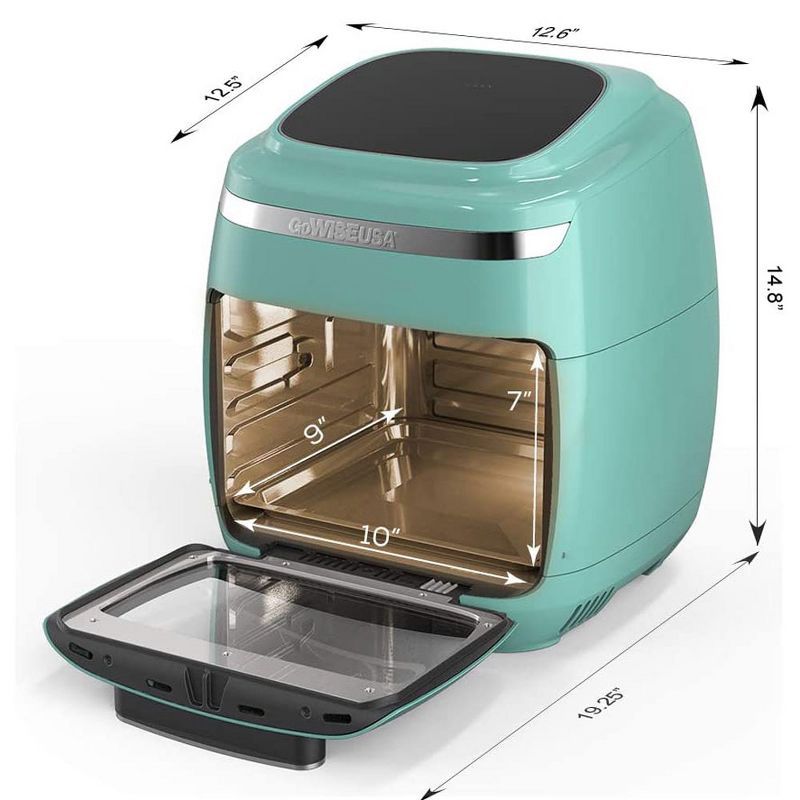 GoWISE Vibe 11.6-Quart Air Fryer Toaster Oven w/ Rotisserie & Dehydrator, Mint