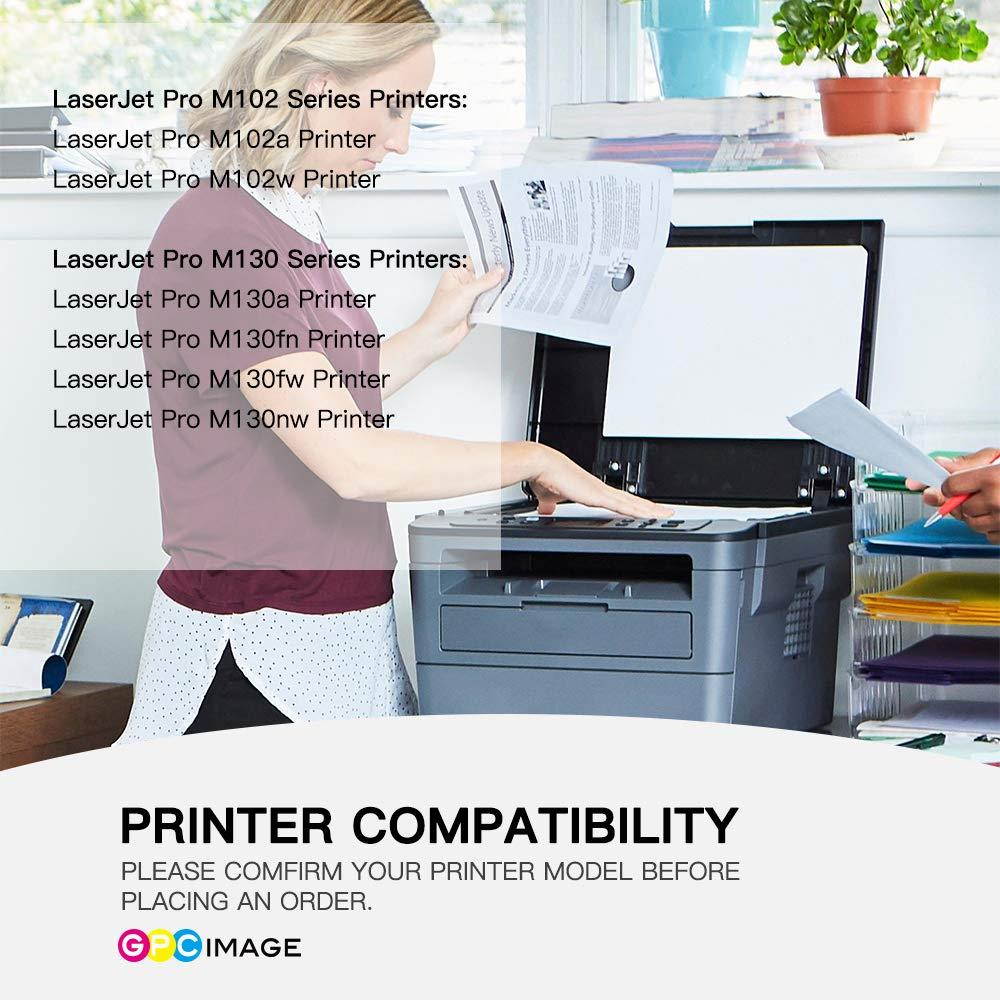 GPC Image Compatible Toner Cartridge Replacement for HP 17A CF217A Toner to use with Laserjet Pro M102w M130nw M130fw M130fn M102a M130a Laserjet Pro MFP M130 M102 Series Printer (2-Black)