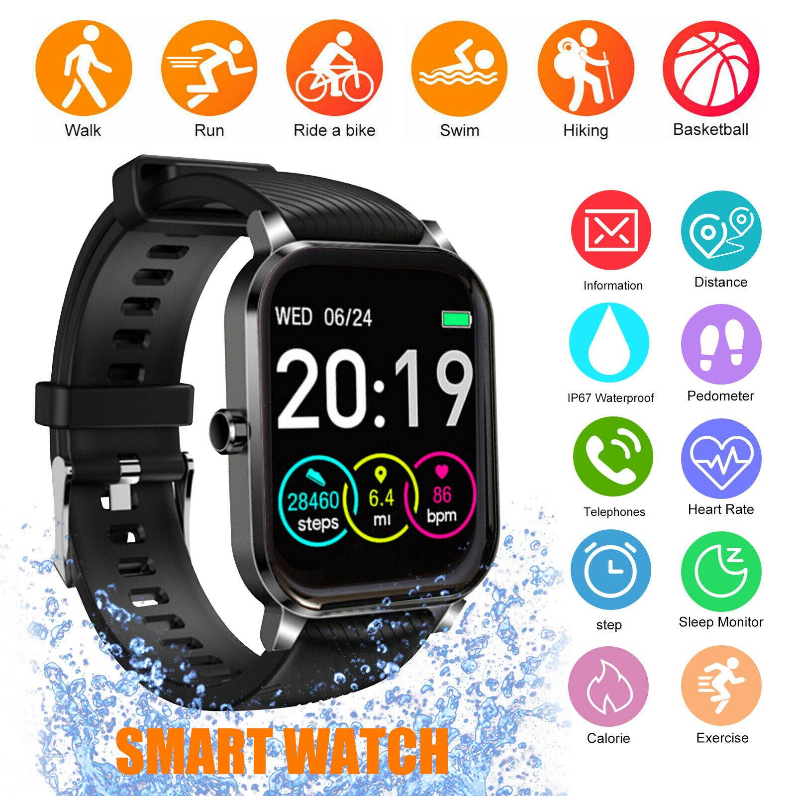 Jaybird Vista True Wireless Bluetooth Sport Waterproof Earbud Premium Headphones - Black (985-000865)