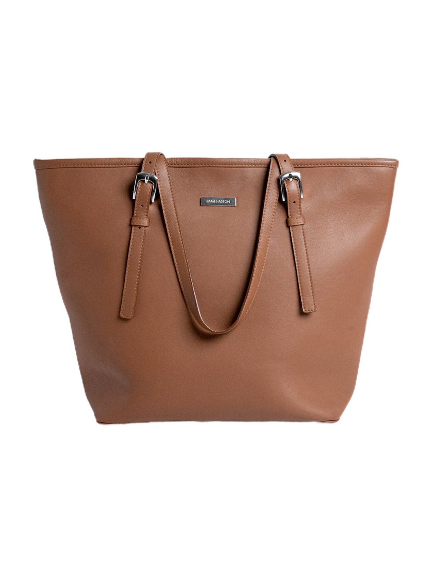 James Aston Wanderers Brown Medium Leather Tote Bag