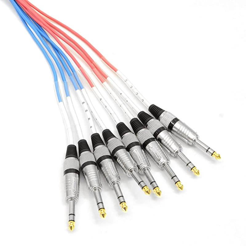 SAXT8x5F 8 Channel 5 XLR Female to 14 TRS Snake Cable