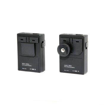 Movo 2.4GHz Wireless Lavalier Microphone System (164' Range) for Pentax K-5, K-3, K-50, K-30, 645D, 645Z, K-S1, K-S2 DSLR Cameras