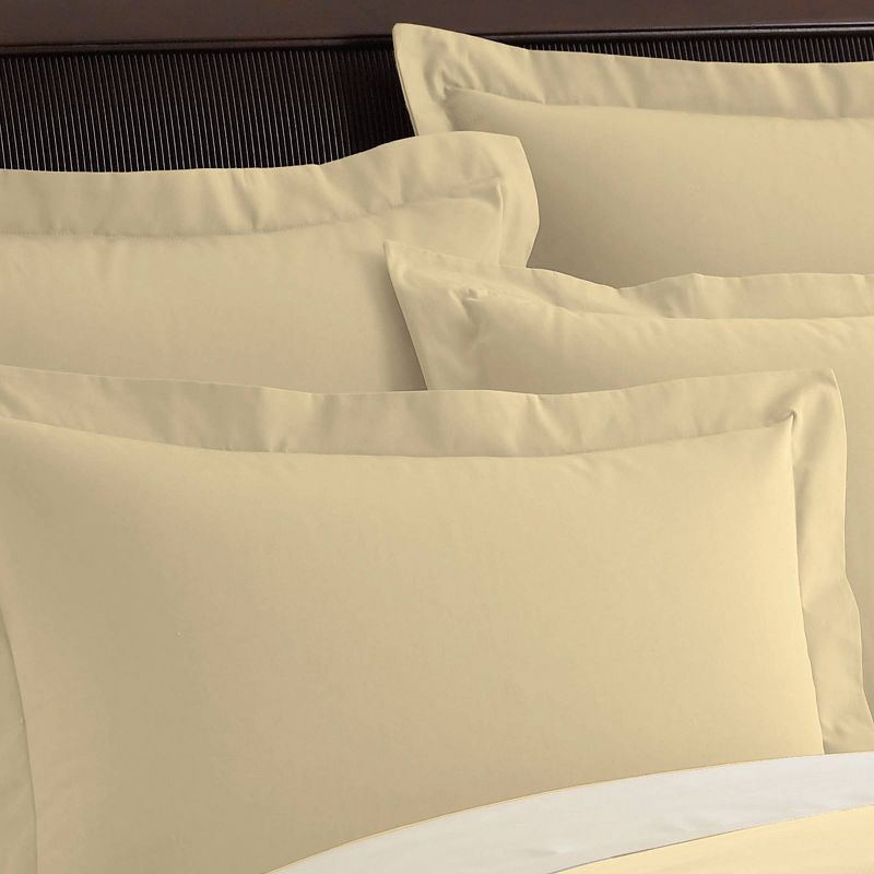 2pk King Tailored Poplin Sham Butter - Fresh Ideas