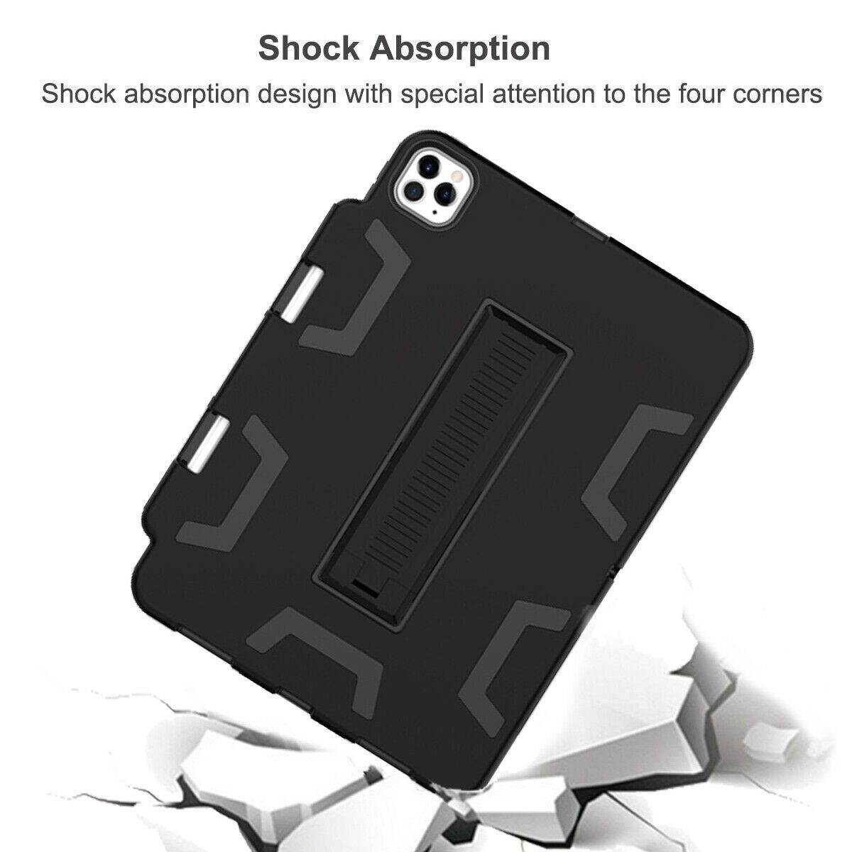 iPad Pro 11 Inch Hybrid Rubber Shockproof Heavy Duty Stand Cover