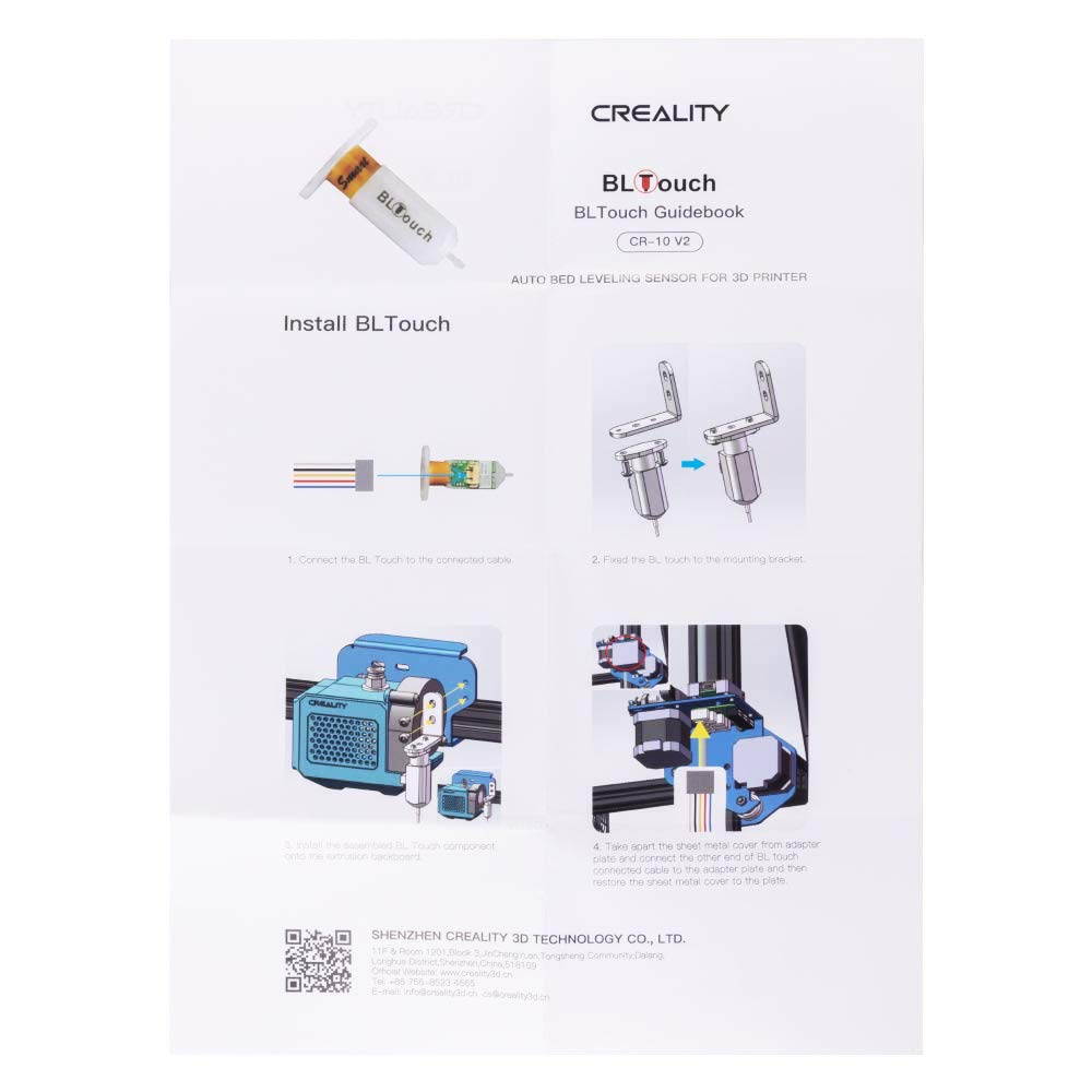 Aystkniet 3D Printer BL Touch CR-10 V2, Auto Bed Leveling Sensor for Creality CR-10 V2