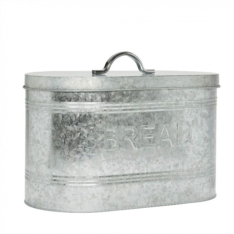 Amici Home Rustic Kitchen Metal Bread Bin, 288oz