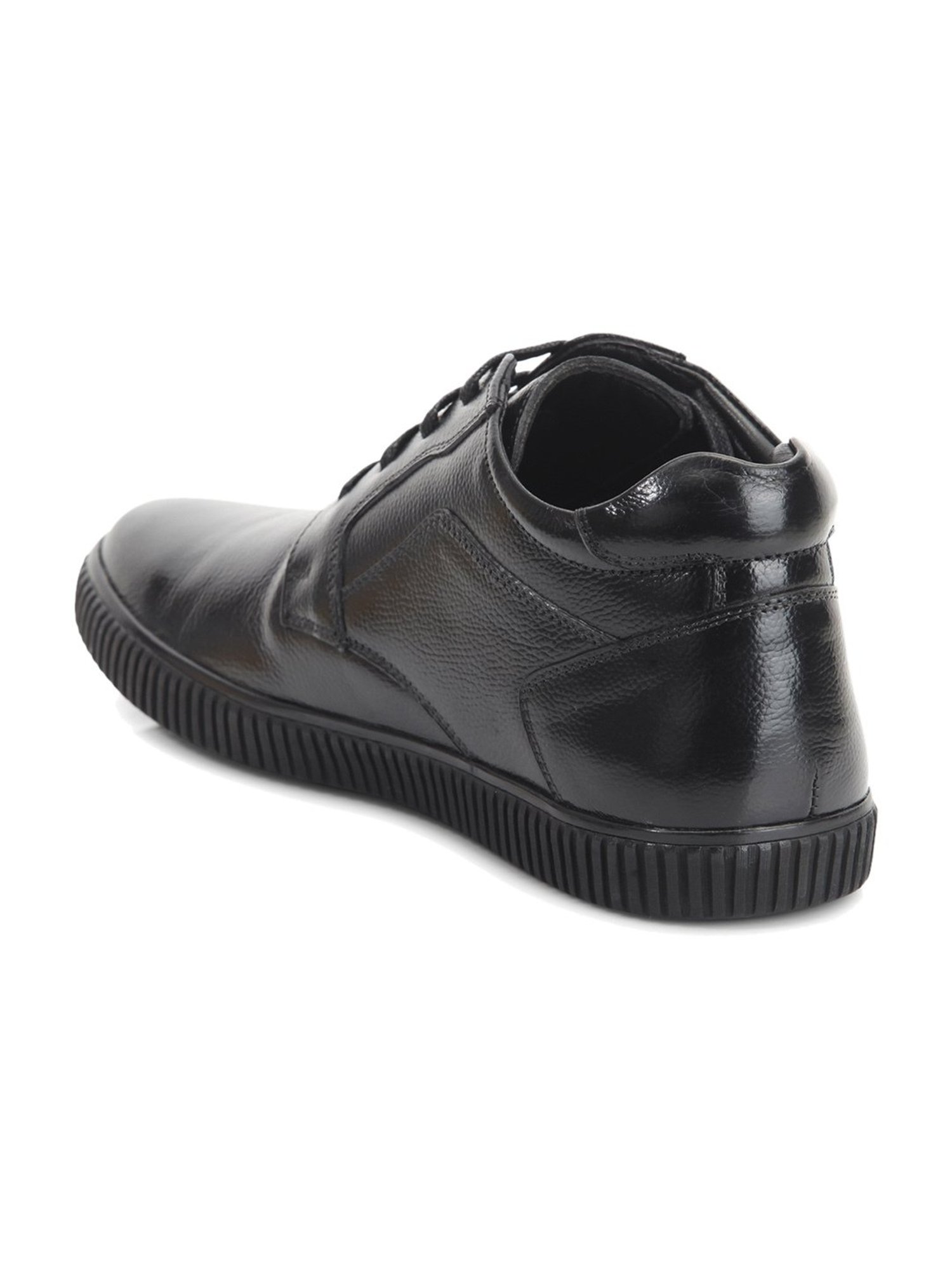 ID Men's Black Derby Shoes