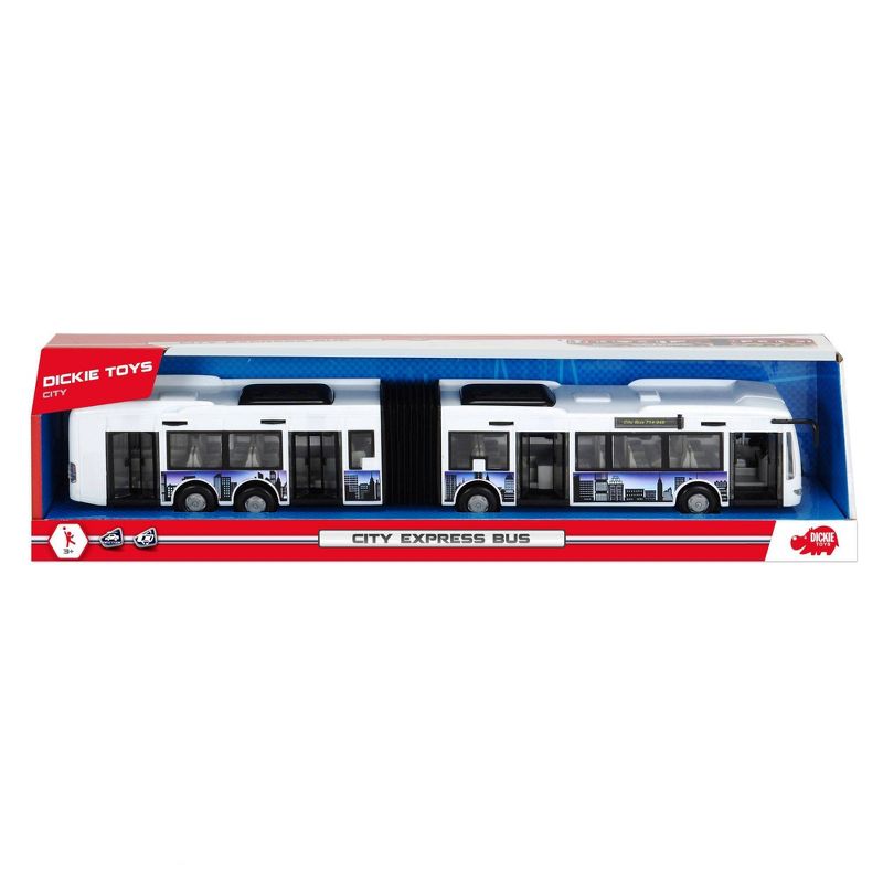 Dickie Toys 18" City White Express Bus