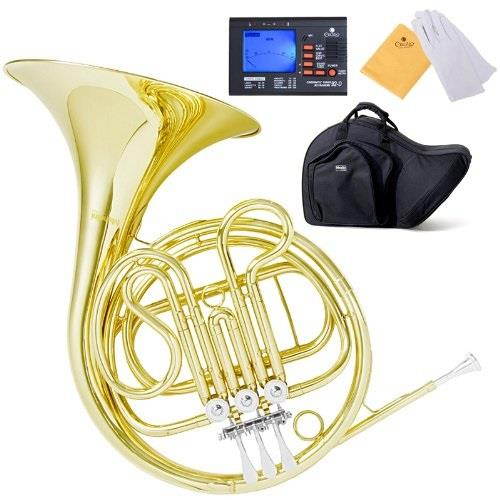 mendini mfh20 single key of f brass french horn
