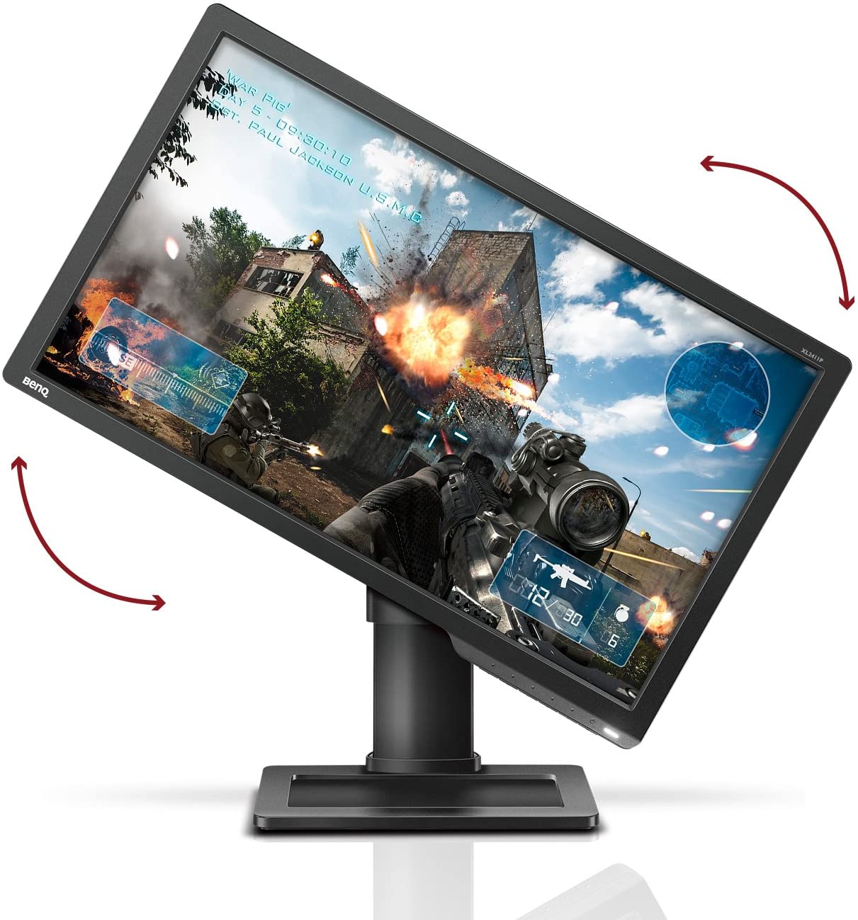 ZOWIE XL2411P 24 Inch 144Hz Gaming Monitor / 1080P 1ms / Black eQualizer and Color Vibrance for Competitive Edge / Does not Support 120Hz on console