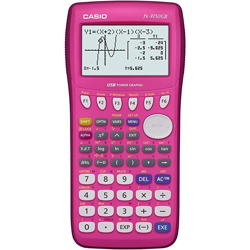 fx9750GII Graphing Calculator Pink FX9750GIIPK