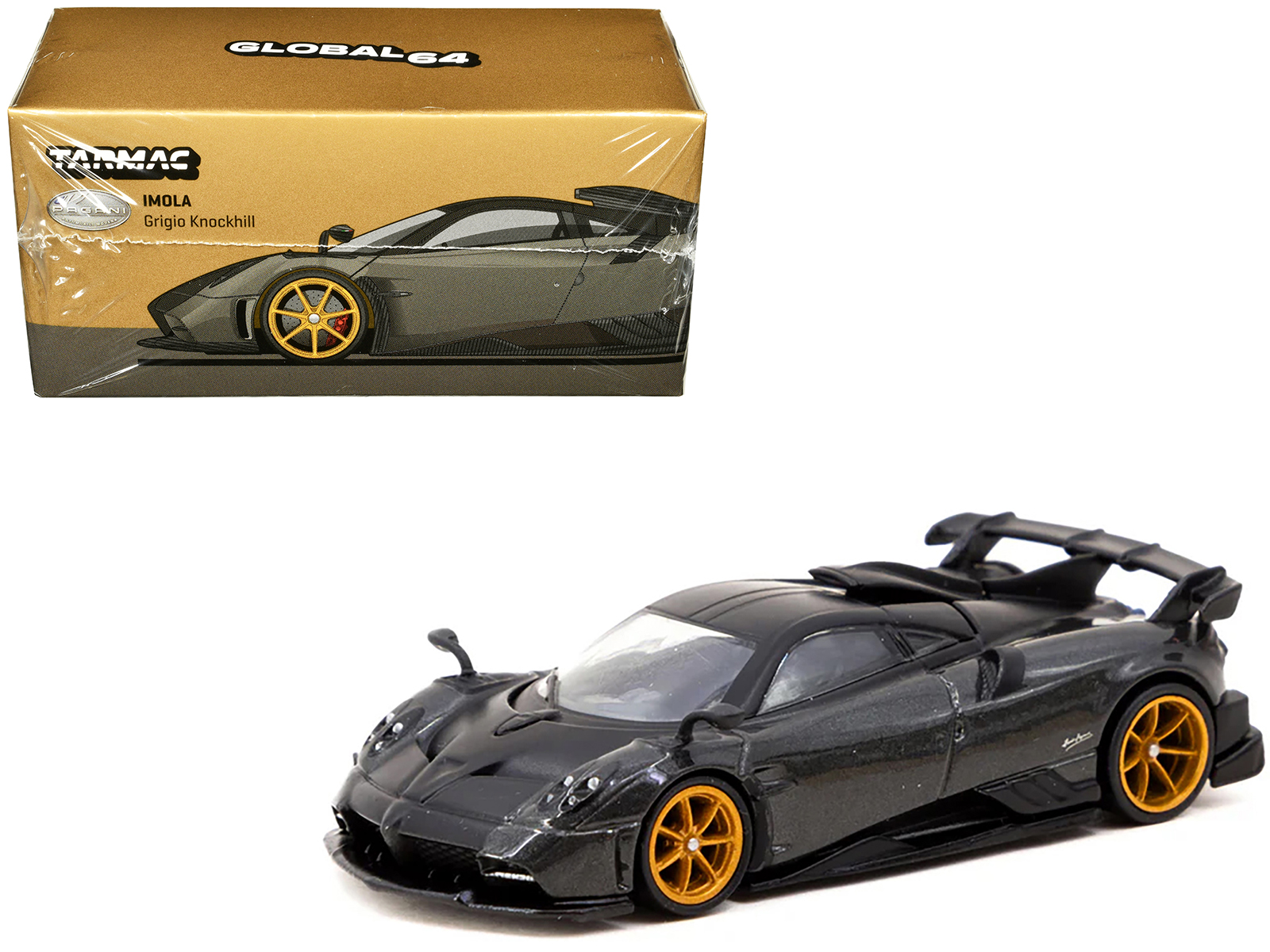 Pagani Utopia Green Metallic 1/64 Diecast Model Car by CM Models