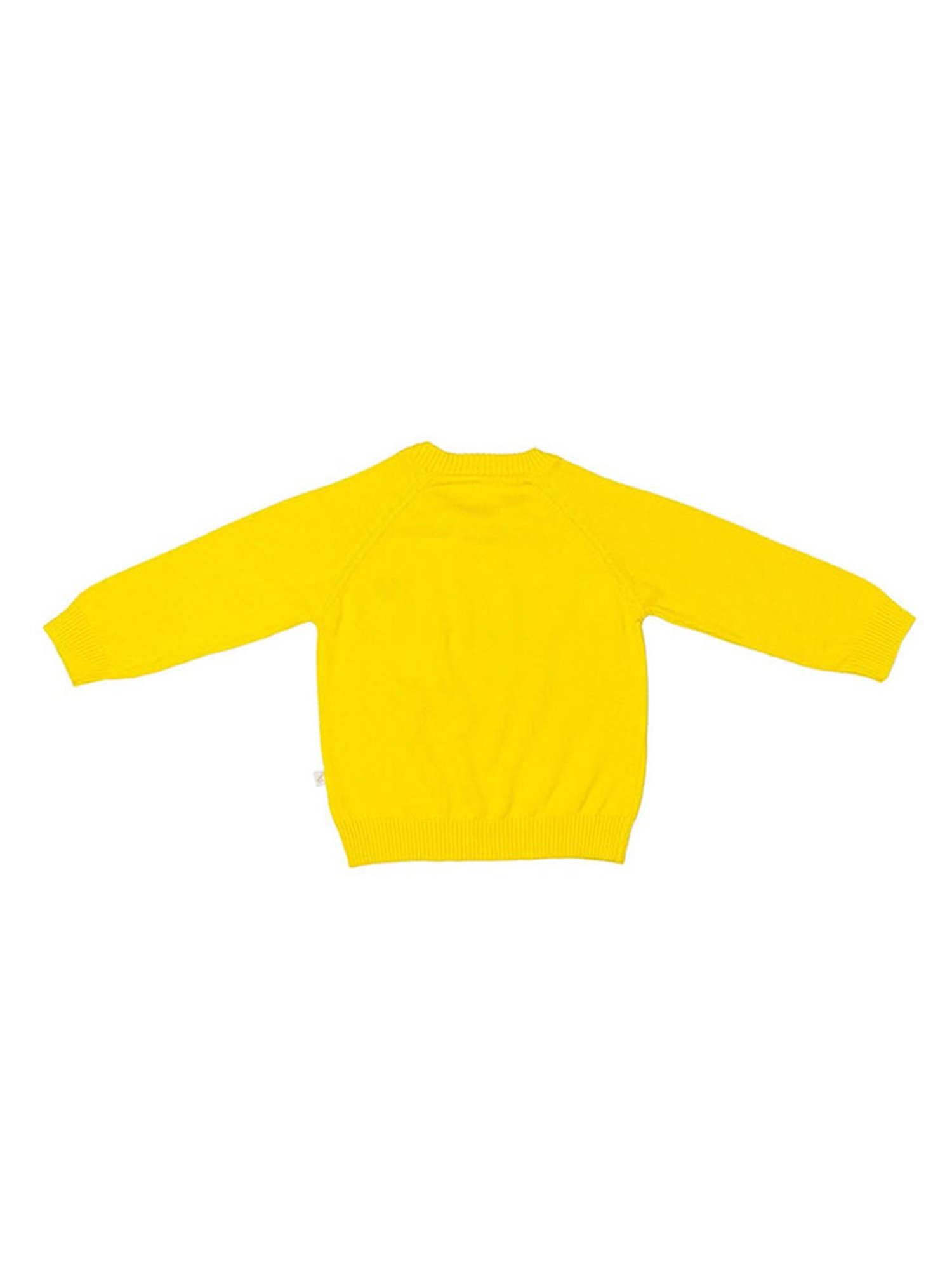 MINIKLUB Girls Green Self Design Full Sleeves Sweater