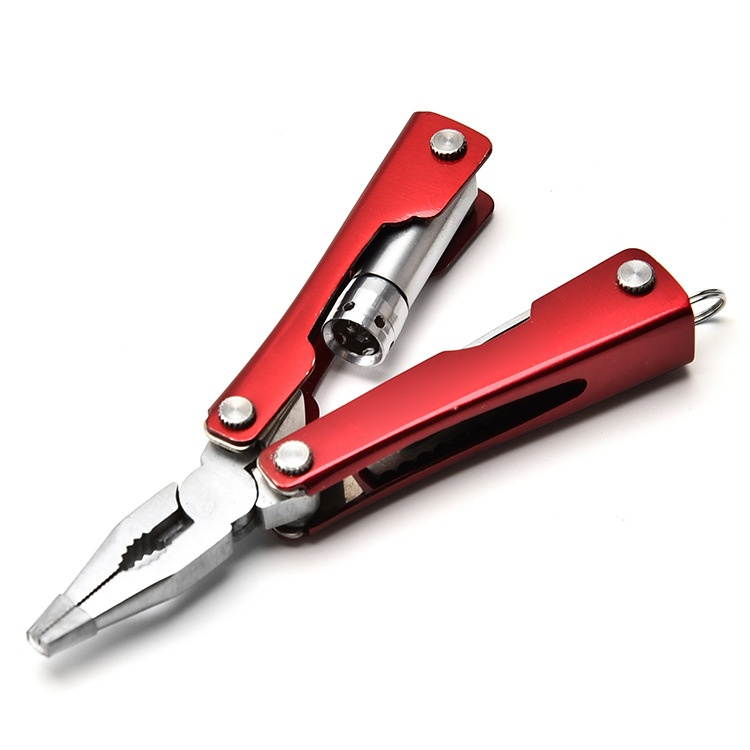 HUOHOU Multi-function EDC Folding Tool LED Flashlight Jaw Can Opener Phillips Screwdriver Blade Knife Outdoor Indoor Tool from