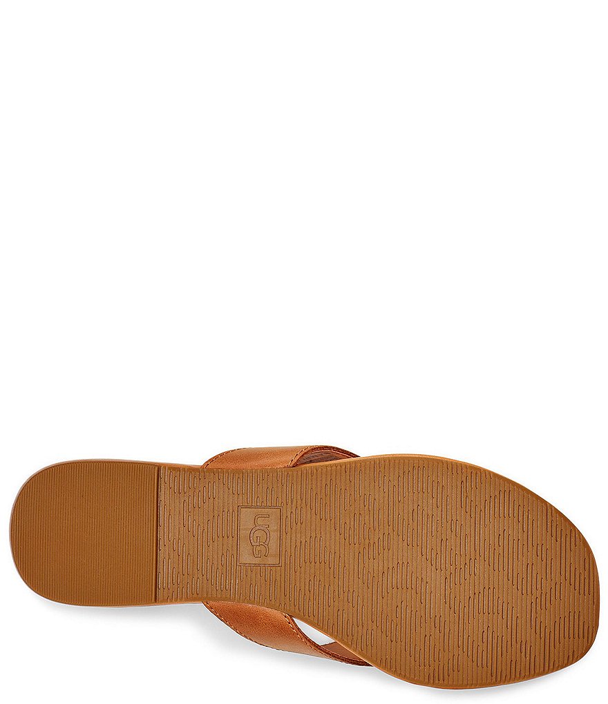 UGG&reg; Tuolumne Leather Flip Flops