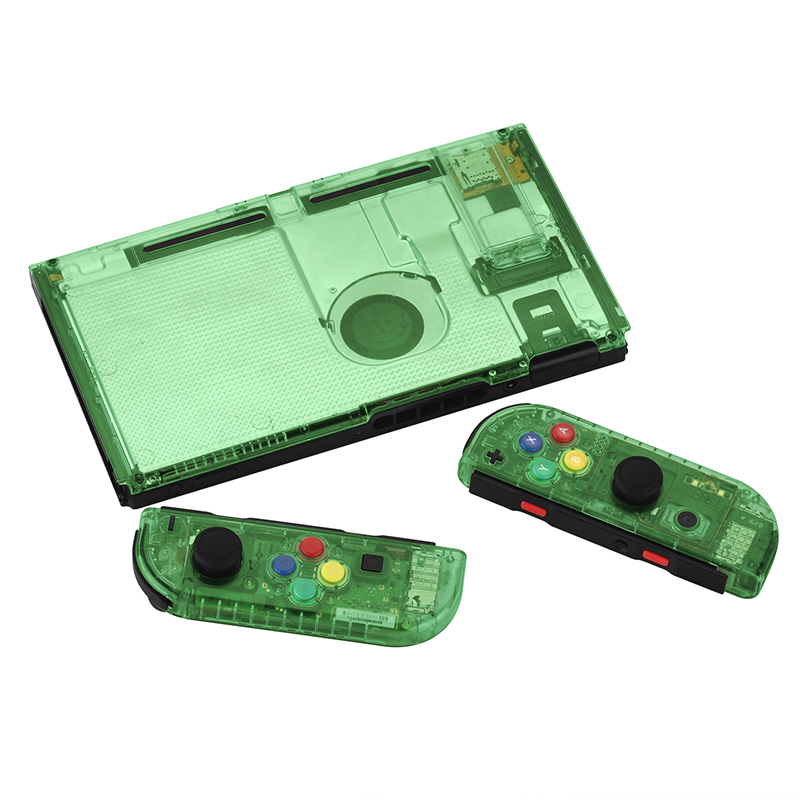 Backbored For Nintend for Switch NS for Joy Con Replacement Housing Shell Cover for NX for JoyCons Controller Case(green)
