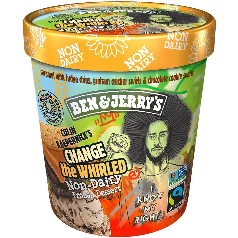 Ben & Jerry's Colin Kaepernick's Change The Whirled Non-Dairy Frozen Dessert - 16oz