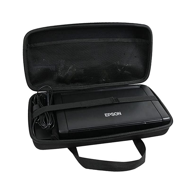 Hard Travel Case for Epson Workforce WF100 WF110 Wireless Mobile Printer
