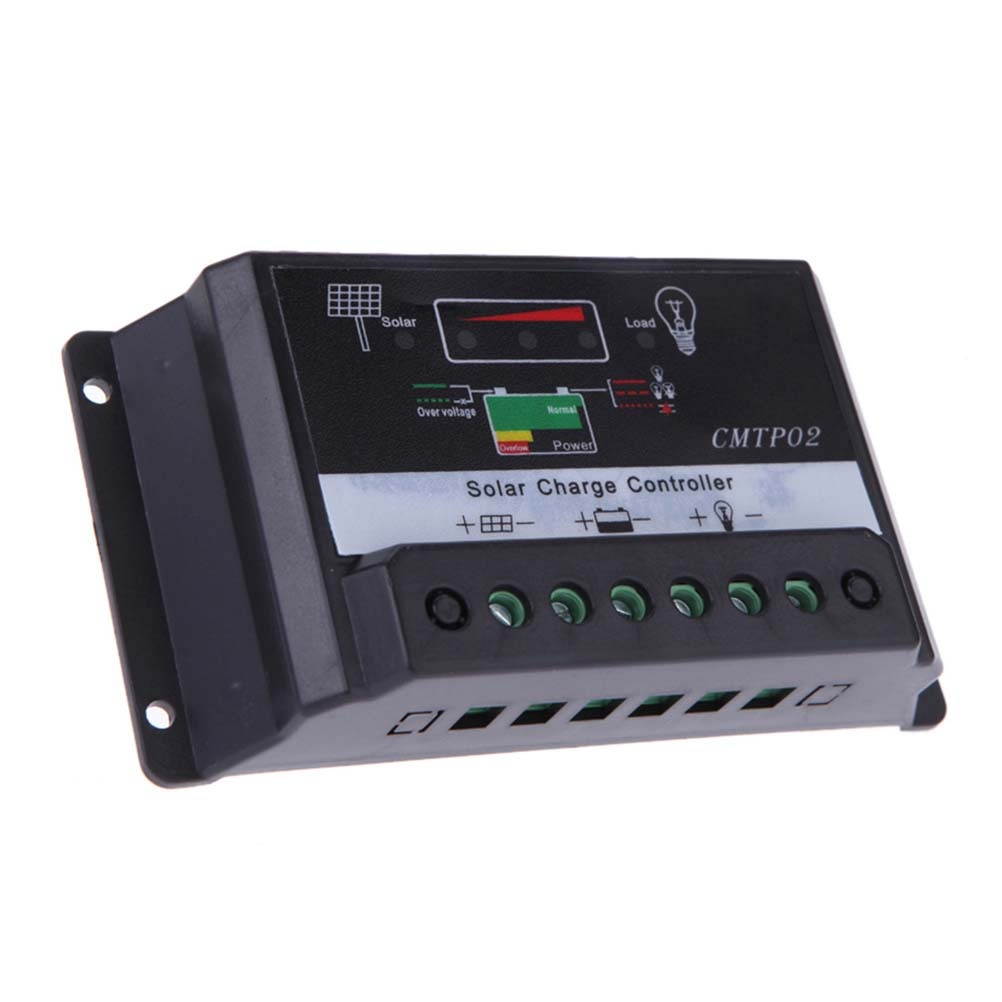 10A Solar Panel Controller 12V/24V Without Battery