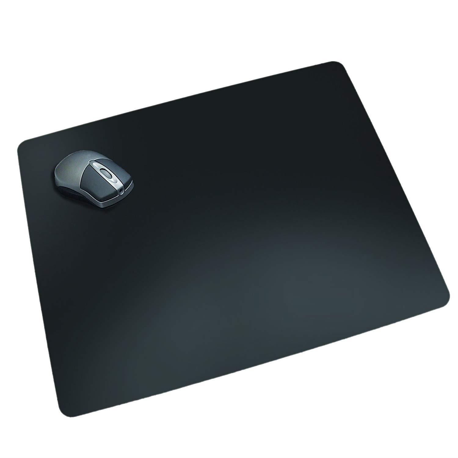 Artistic 24" x 36" Rhinolin II Ultra-Smooth Writing Pad Desk Mat with Exclusive Microban Antimicrobial Protection, Black