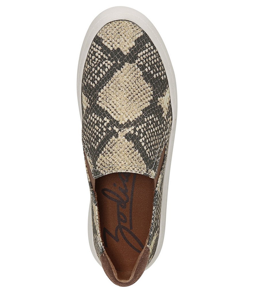 Zodiac Jasmin Snake Printed Slip-On Sneakers